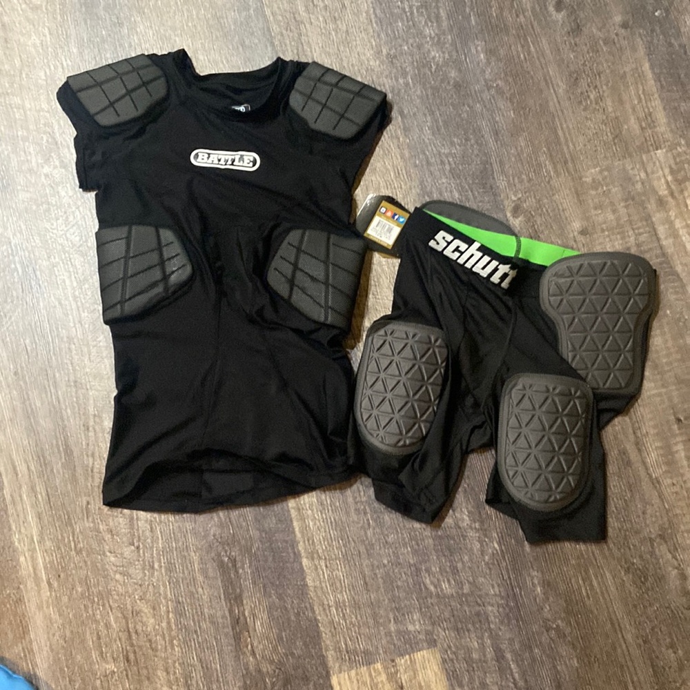 Men’s size small football padded underclothes.